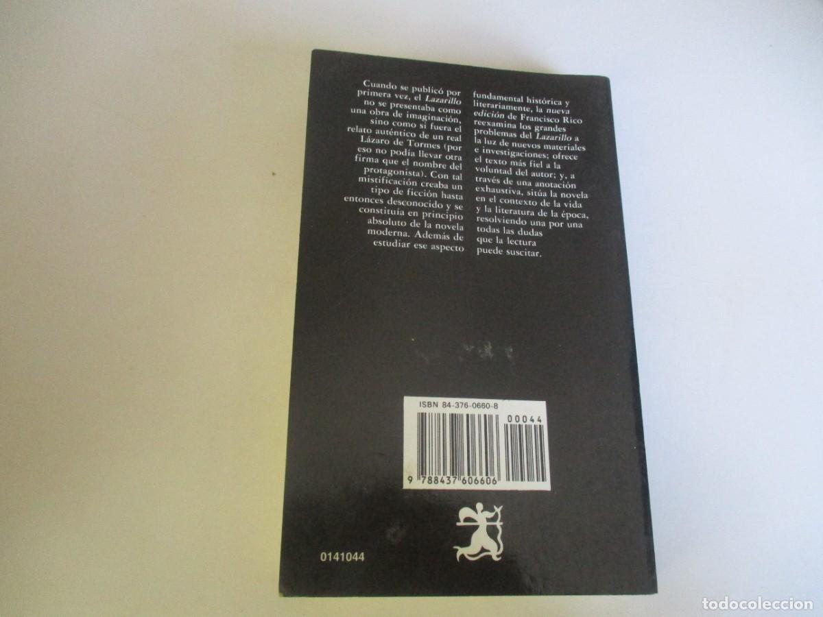 Libros de segunda mano: LAZARILLO DE TORMES W21131 - Foto 3
