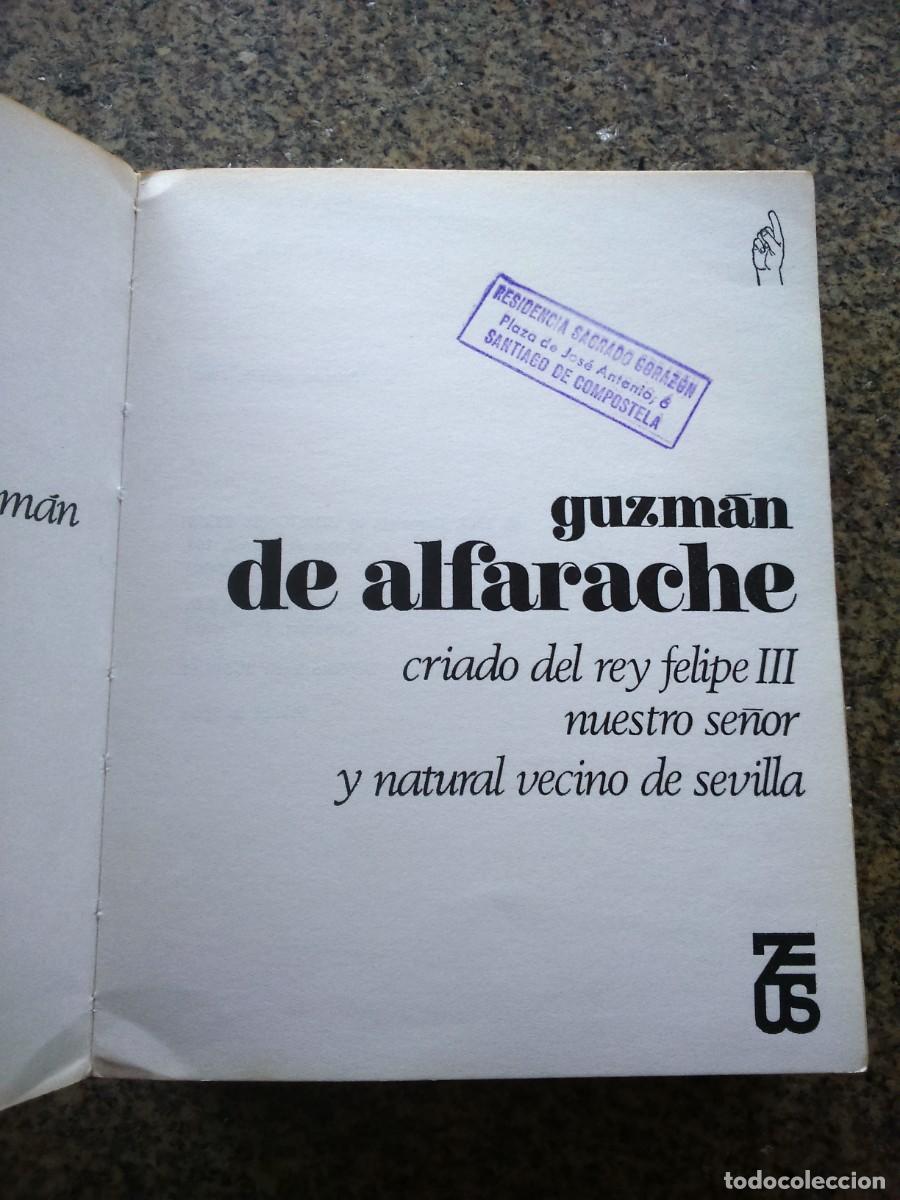 Libros de segunda mano: GUZMAN DE ALFARACHE -- MATEO ALEMAN -- EDICIONES ZEUS 1968 -- - Foto 3