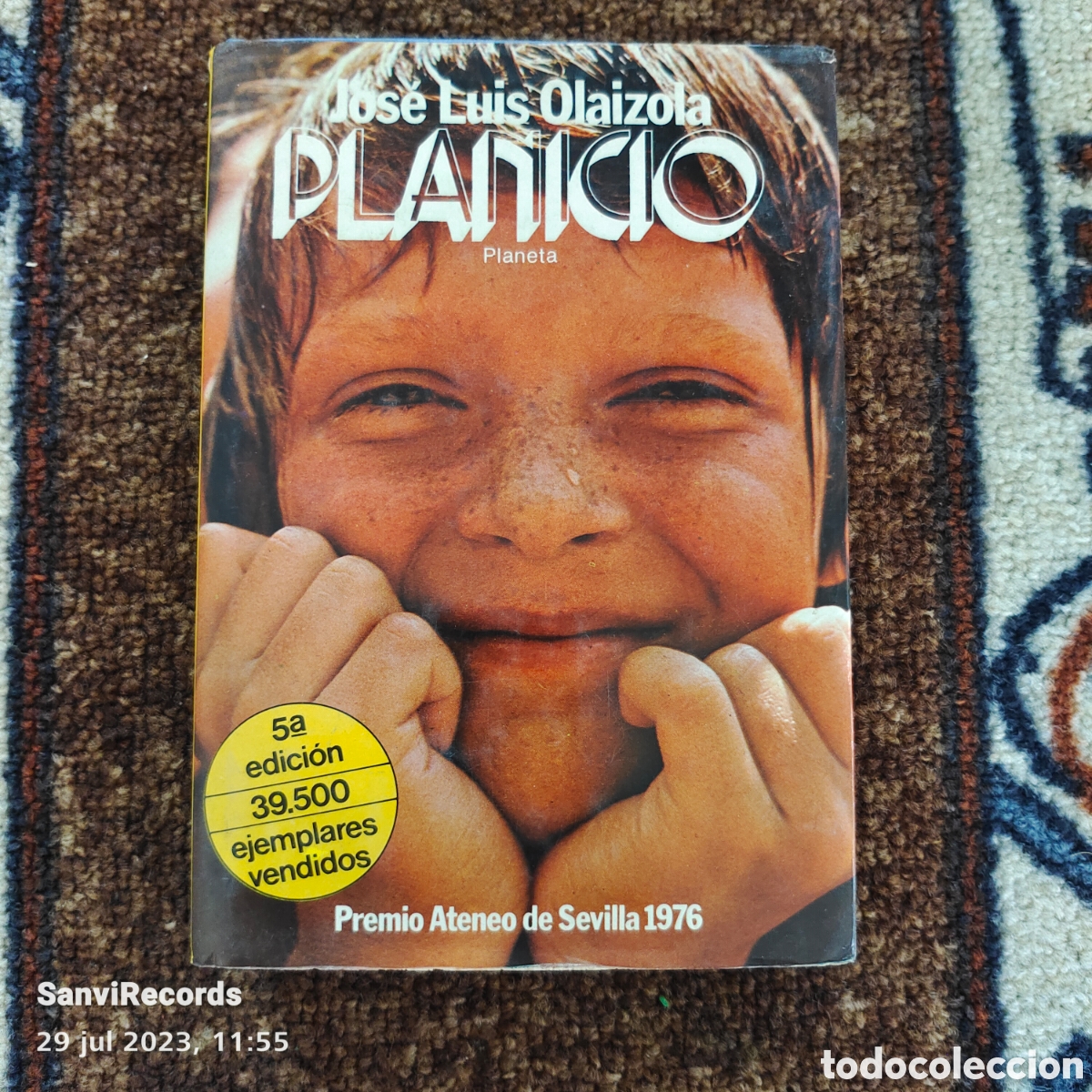 Libros de segunda mano: PLANICIO (JOSE LUIS OLAIZOLA) (PLANETA) - Foto 1