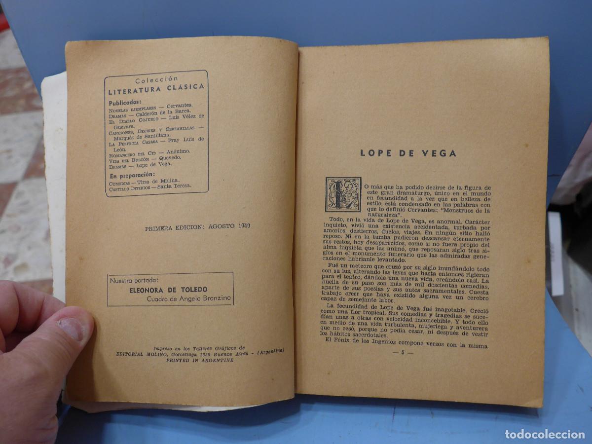 Libros de segunda mano: DRAMAS - LOPE DE VEGA - EDITORIAL MOLINO - Foto 7