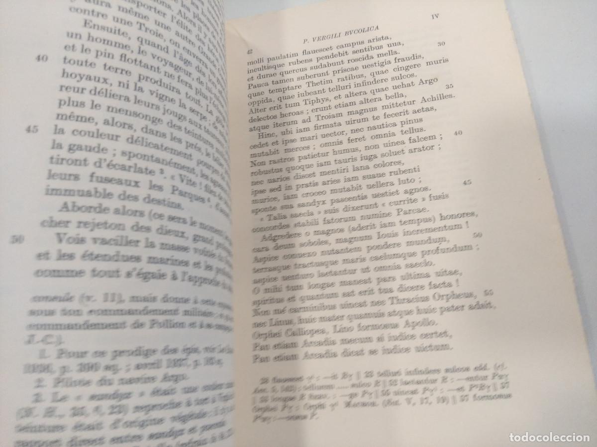 Libros de segunda mano: VIRGILE/BUCOLIQUES. - Foto 2