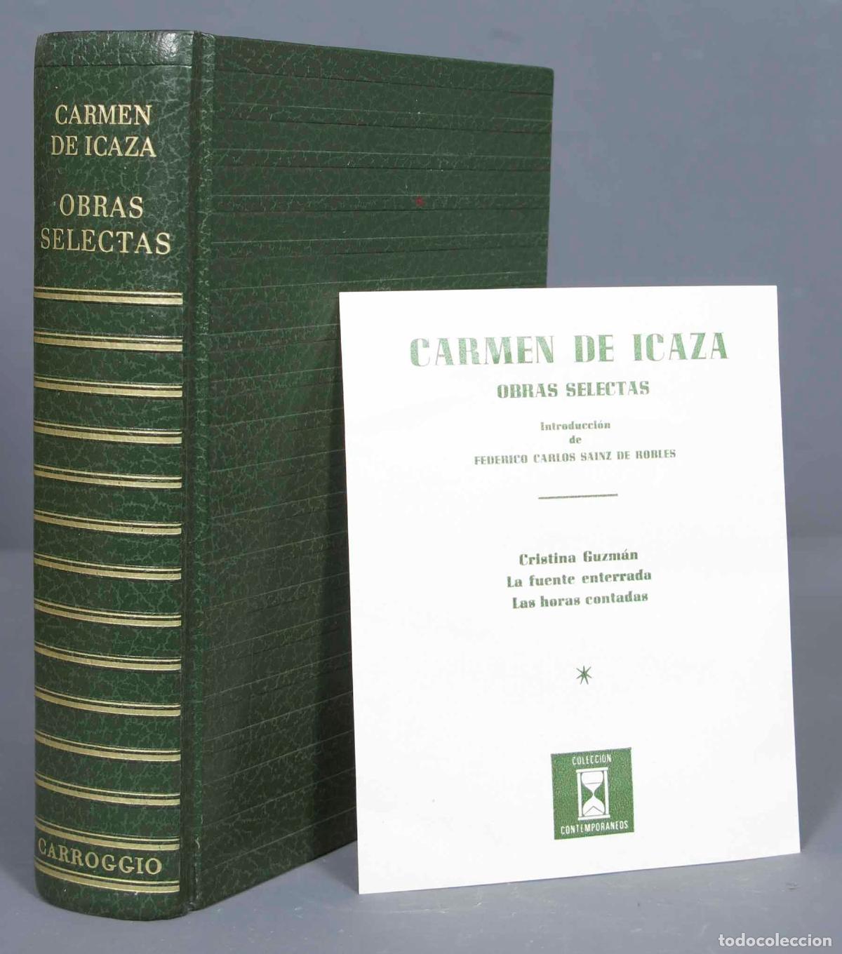 Libros de segunda mano: 1973. OBRAS SELECTAS. ICAZA. CARROGGIO - Foto 1