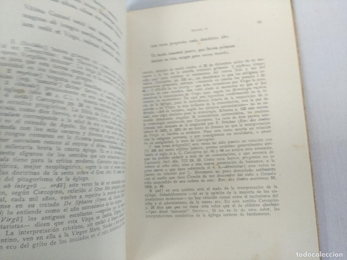 Libros de segunda mano: VIRGILIO/EGLOGAS/ANTONIO TOVAR. - Foto 2