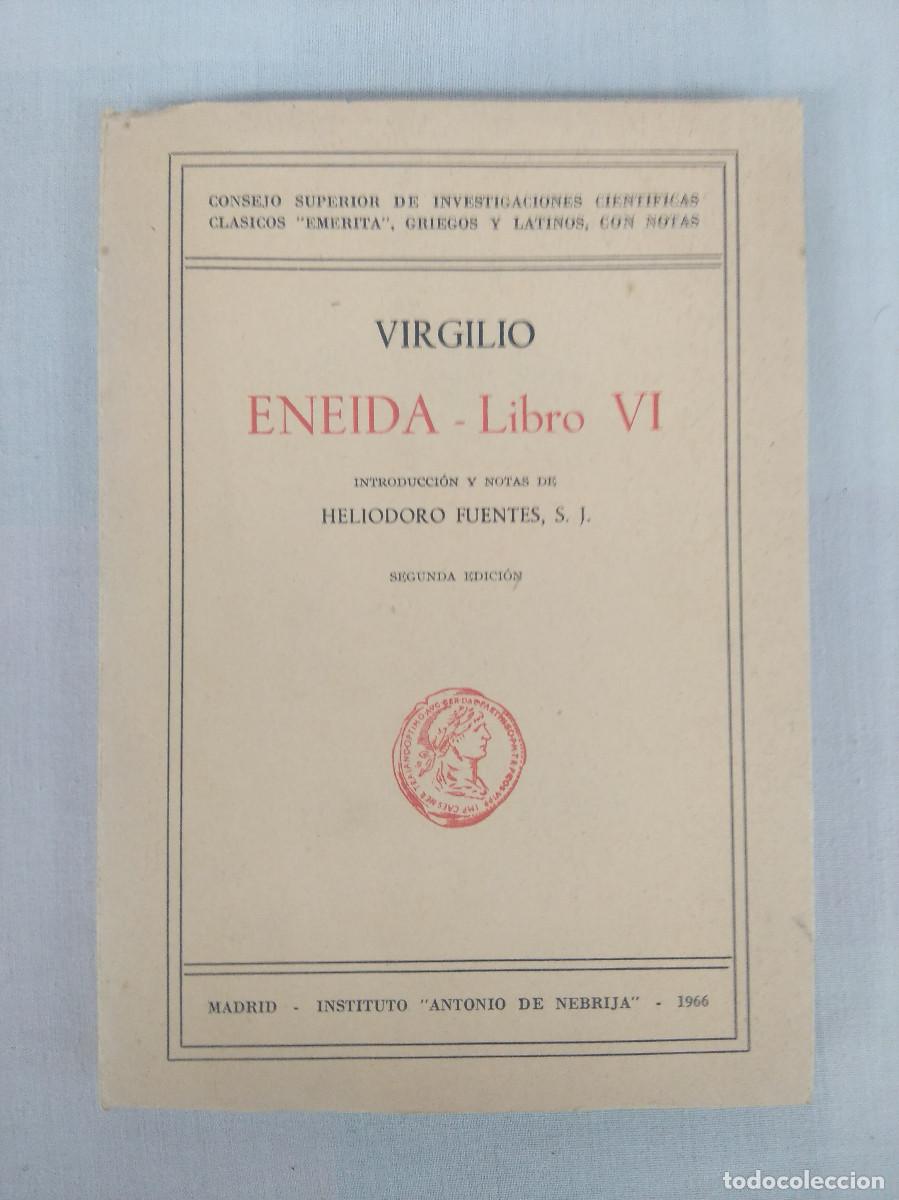Libros de segunda mano: VIRGILIO/ENEIDA/LIBRO VI/HELIODORO FUENTES. - Foto 1