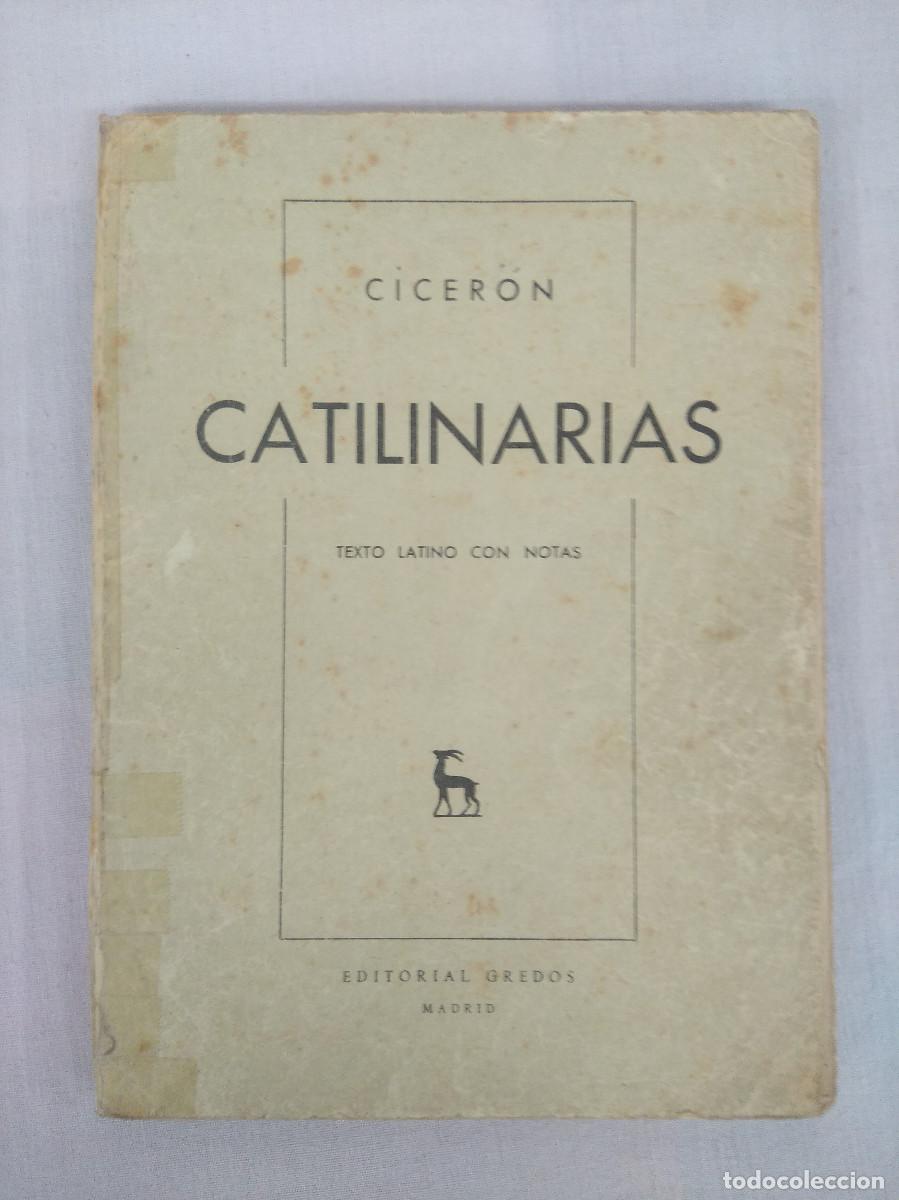 Libros de segunda mano: CICERON/CATILINARIAS. - Foto 1