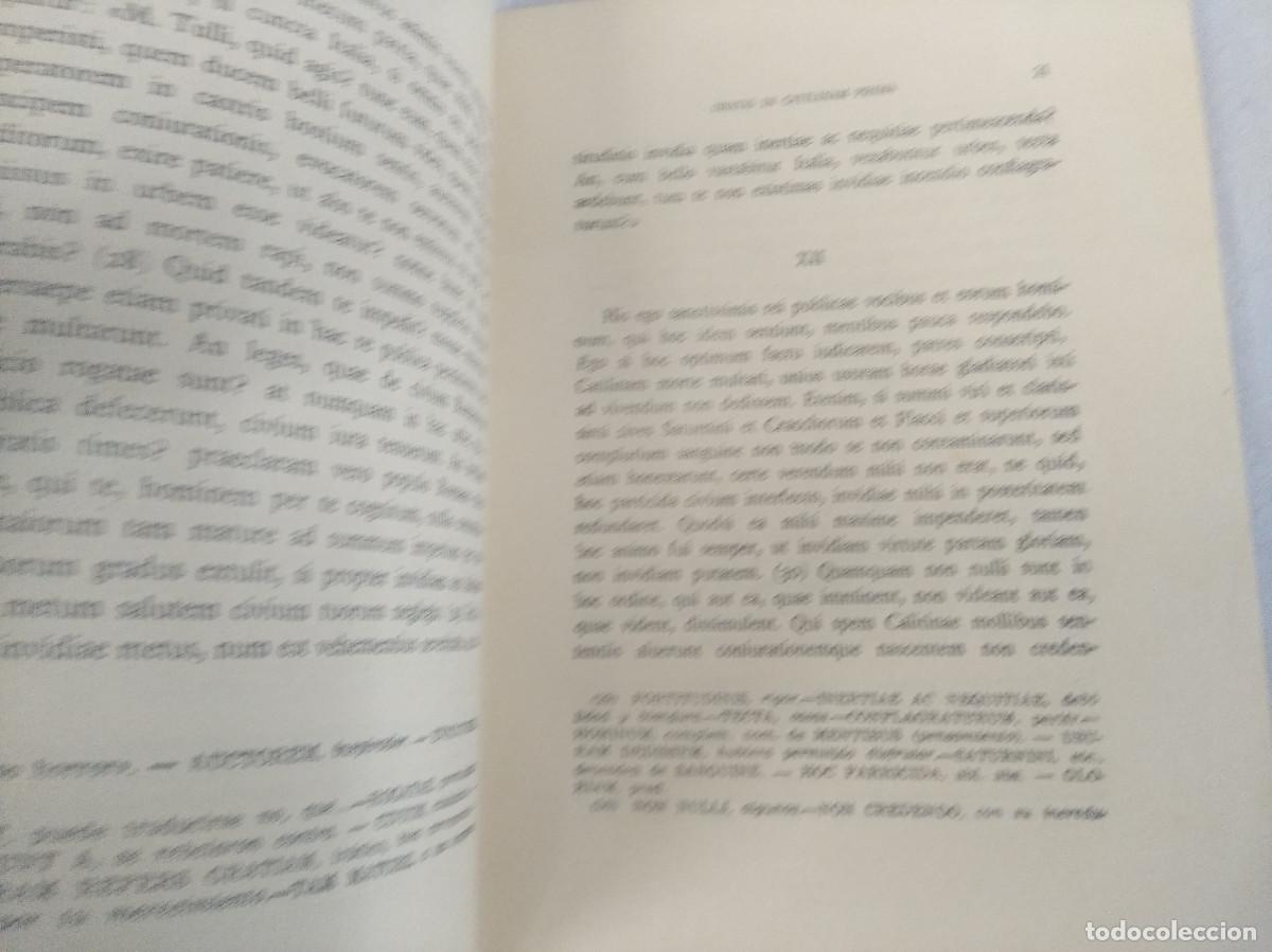 Libros de segunda mano: CICERON/CATILINARIAS. - Foto 2