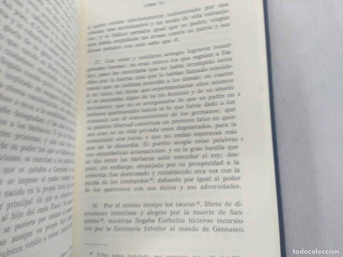 Libros de segunda mano: CORNELIO TACITO/ANALES/LIBROS XI-XVI. - Foto 2