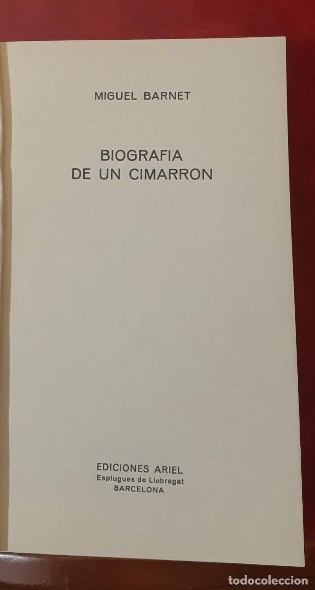 Libros de segunda mano: BIOGRAF&Aacute; DE UN CIMARR&Oacute;N POR MIGUEL BARNET - Foto 2