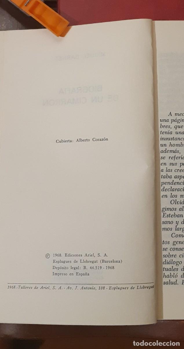 Libros de segunda mano: BIOGRAF&Aacute; DE UN CIMARR&Oacute;N POR MIGUEL BARNET - Foto 3