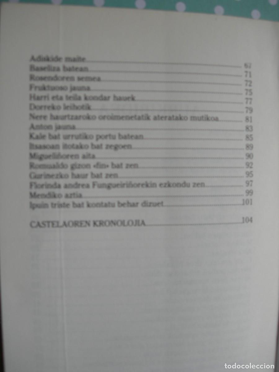 Libros de segunda mano: GAUZAK / CASTELAO / CL&Aacute;SICOS / EUSKERA - Foto 3