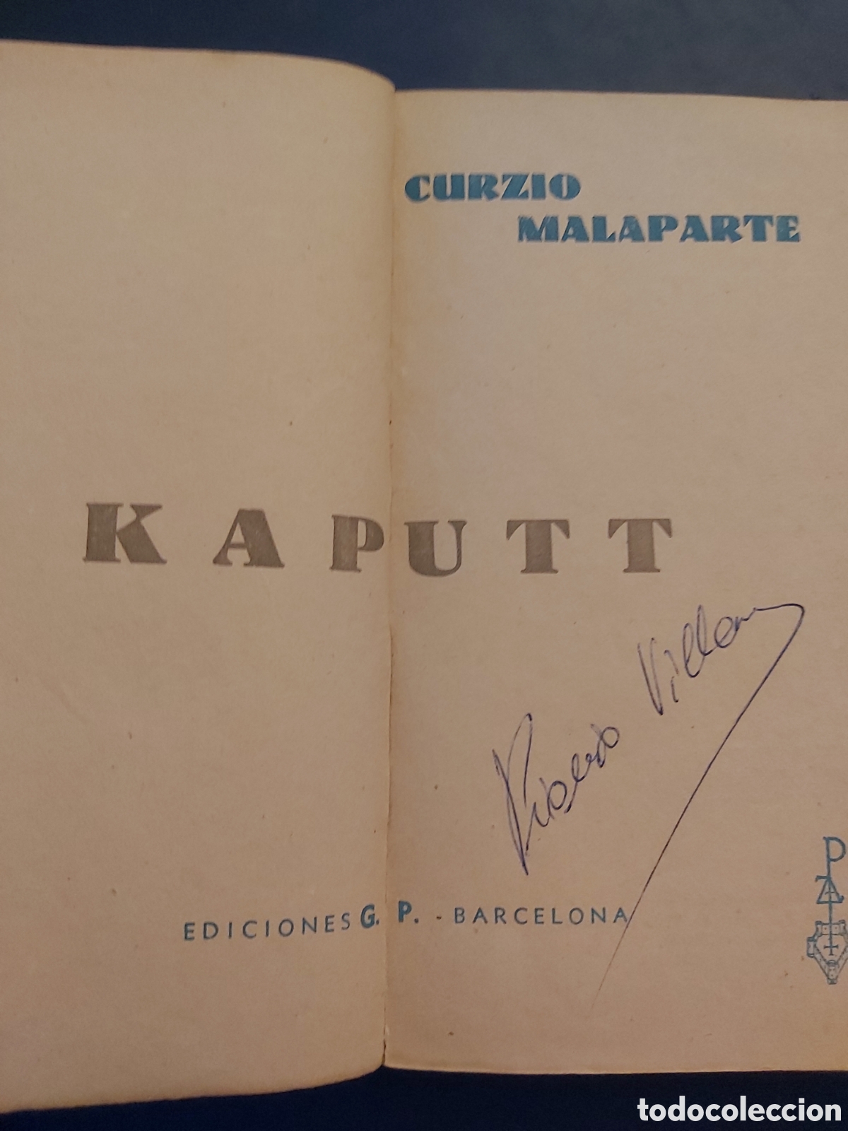 Libros de segunda mano: KAPUTT # CURZIO MALAPARTE # EDICIONES G.P # 1962 - Foto 2