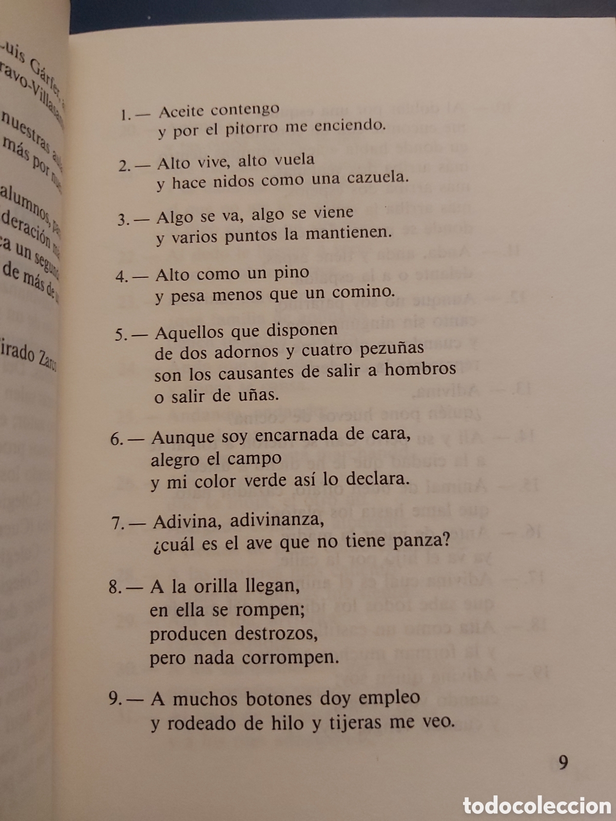 Libros de segunda mano: ADIVINANZAS # MIGUEL TIRADO # E. PEREA # 1987 - Foto 4