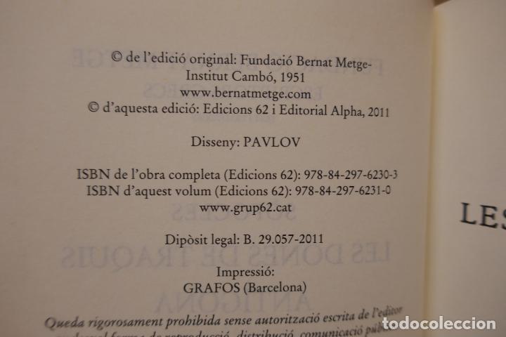 Libros de segunda mano: SOFOCLES - LES DONES DE TRAQUIS / ANTIGONA - Foto 5