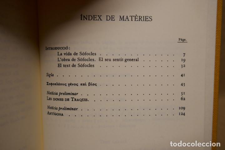 Libros de segunda mano: SOFOCLES - LES DONES DE TRAQUIS / ANTIGONA - Foto 9