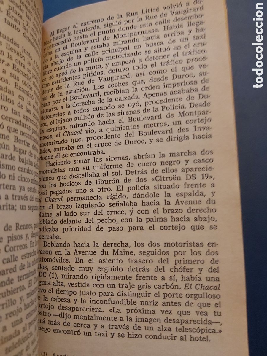 Libros de segunda mano: CHACAL # FREDERICK FORSYTH # EDICIONES G.P # 1976 - Foto 4