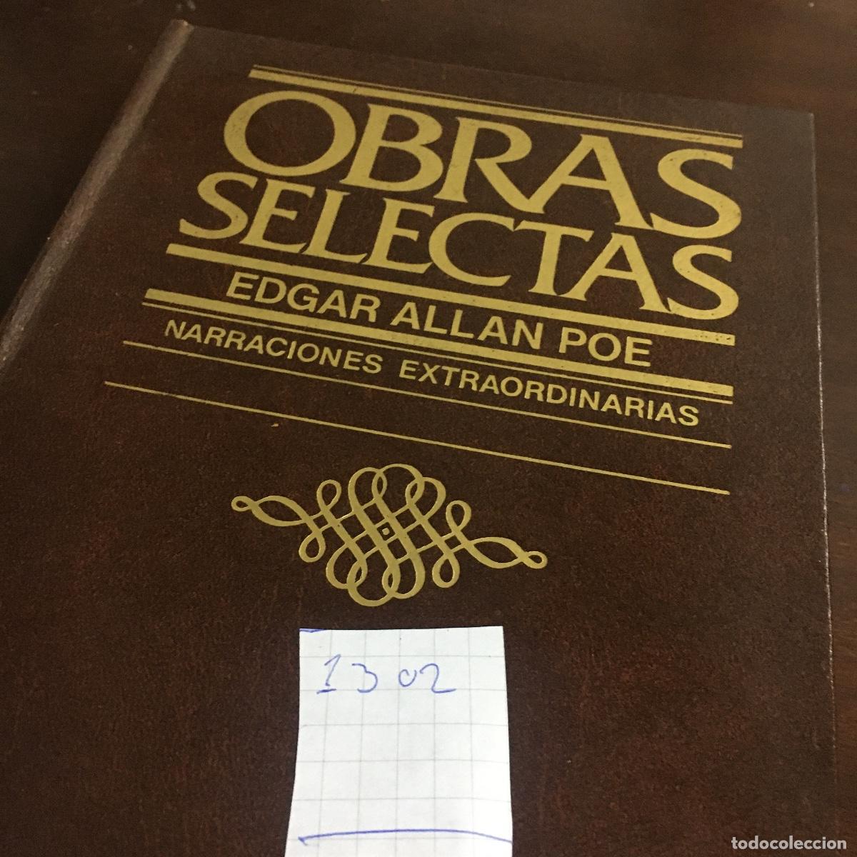 Libros de segunda mano: OBRAS SELECTAS - EDGAR ALLAN POE REF: 1302 - Foto 5