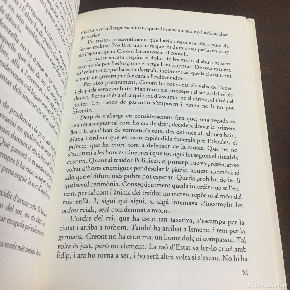 Libros de segunda mano: ANTIGONA - SOFOCLES REF: 1424 - Foto 3