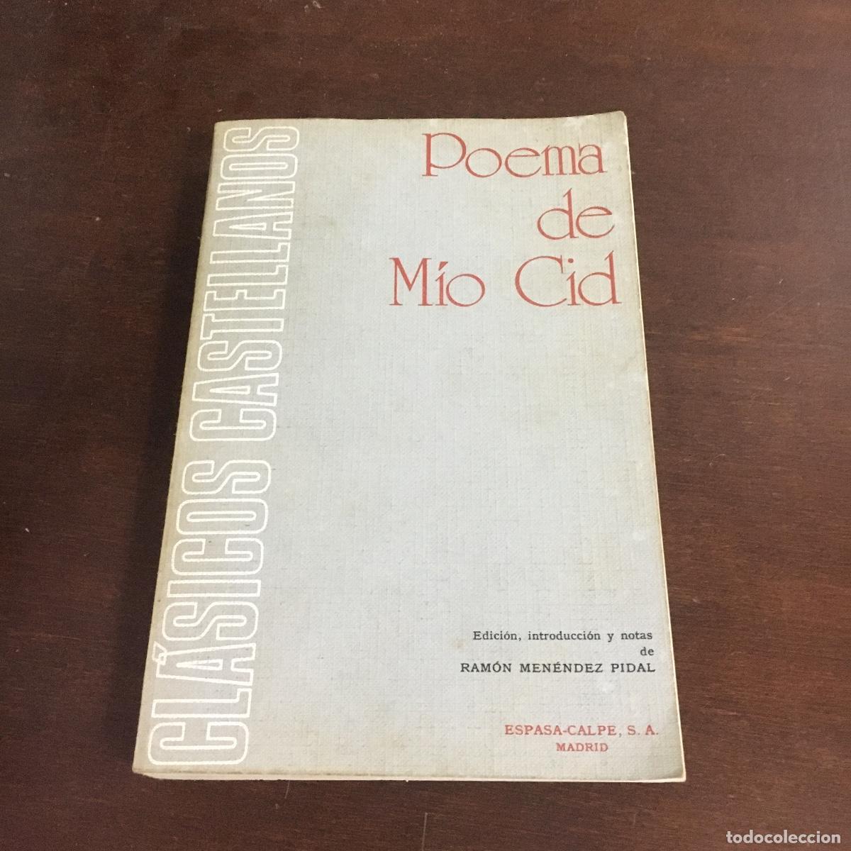 Libros de segunda mano: POEMA DE M&Iacute;O CID. RAMON MENENDEZ REF: 1504 - Foto 1