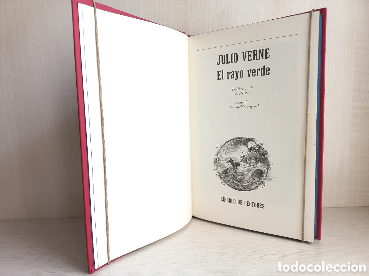 Libros de segunda mano: El rayo verde. Julio Verne. C&iacute;rculo de lectores, 1994. - Foto 4