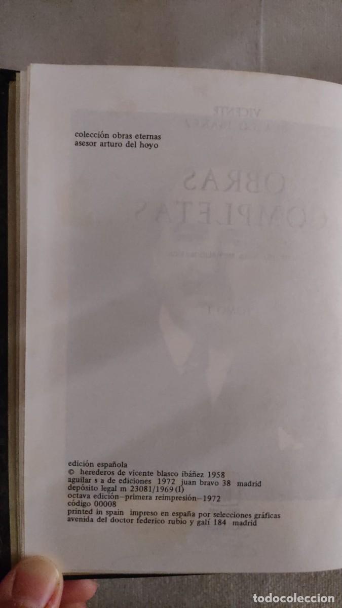 Libros de segunda mano: VICENTE BLASCO IBA&Ntilde;EZ. - Foto 3