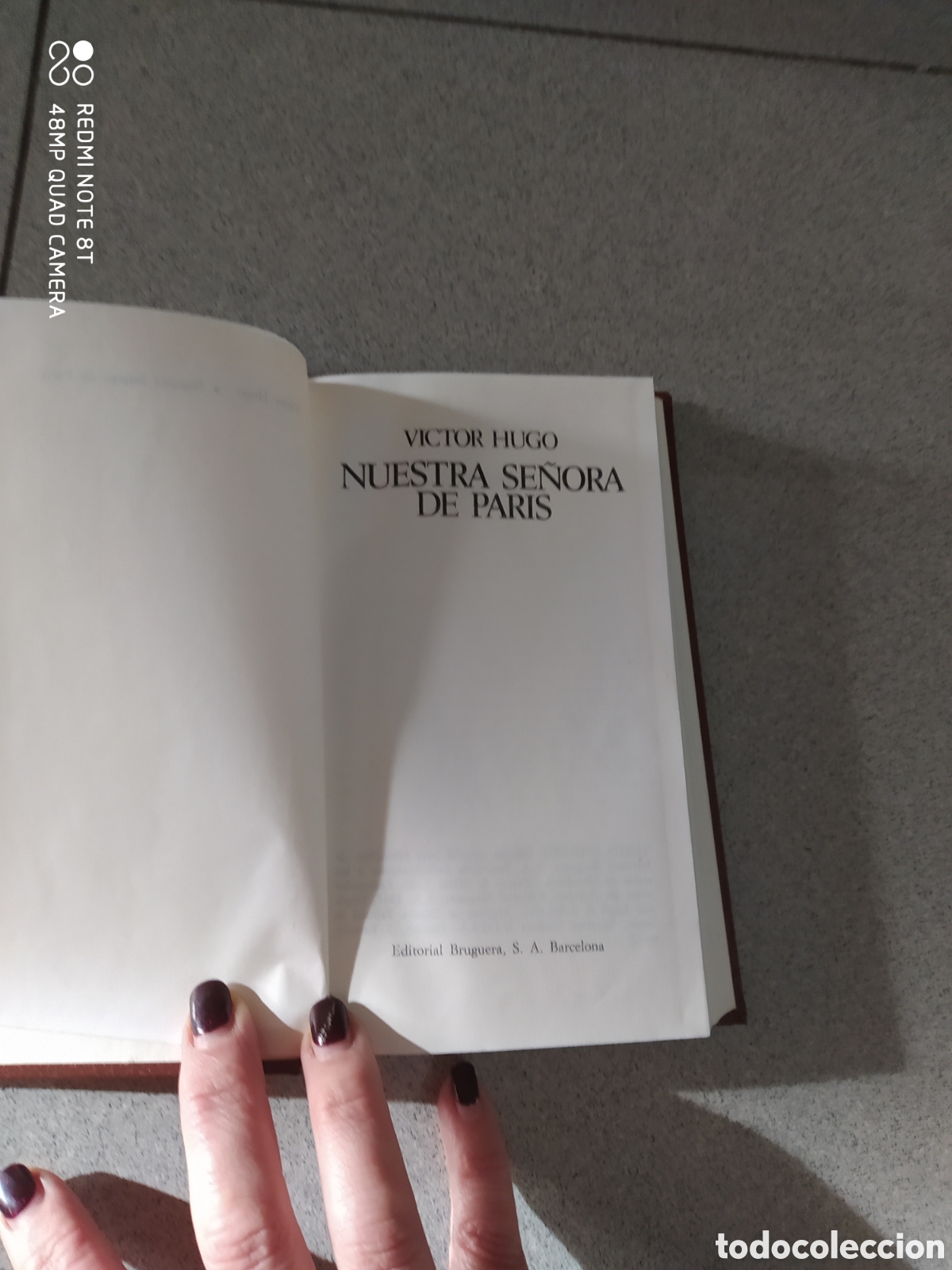 Libros de segunda mano: Nuestra se&ntilde;ora de Par&iacute;s Victor Hugo - Foto 3
