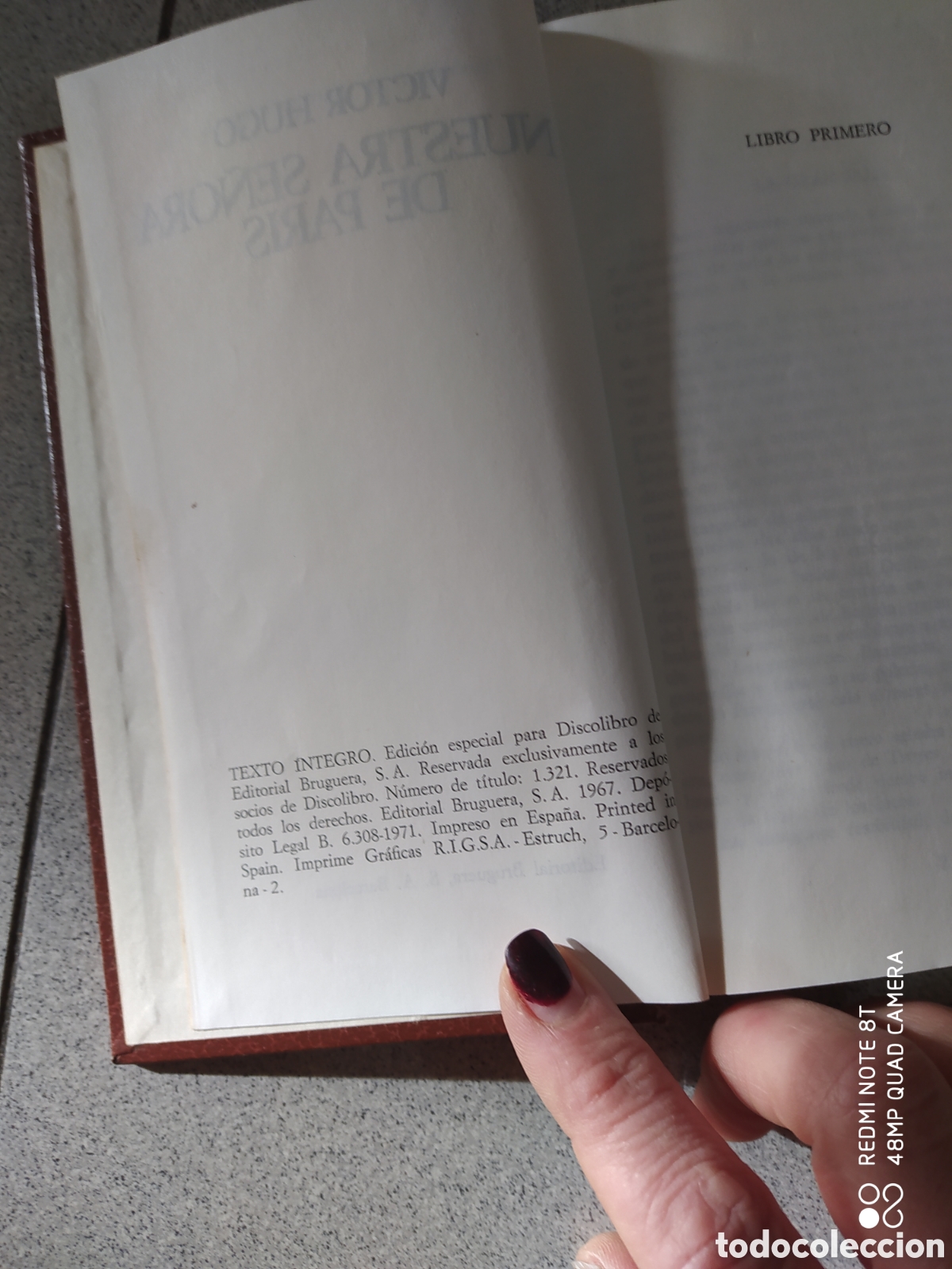 Libros de segunda mano: Nuestra se&ntilde;ora de Par&iacute;s Victor Hugo - Foto 4
