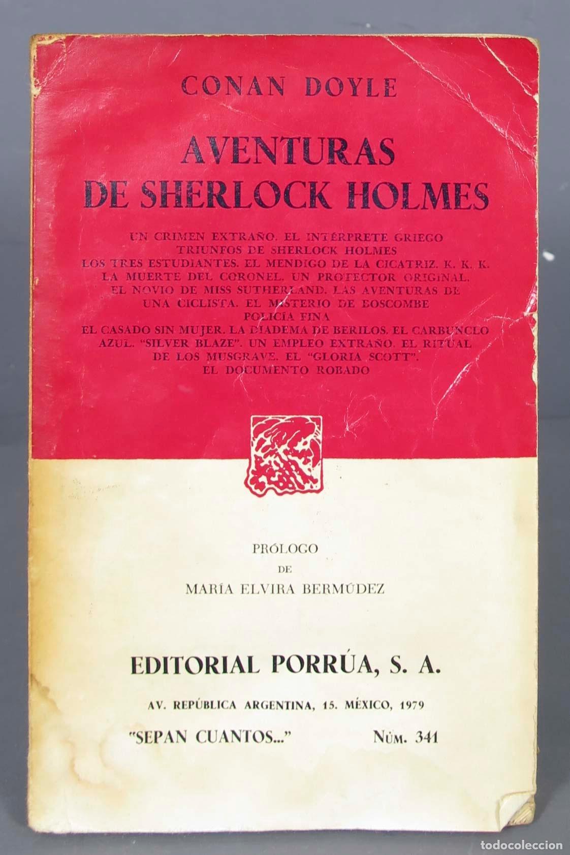 Libros de segunda mano: Aventuras de Sherlock Holmes. PORRUA - Foto 1