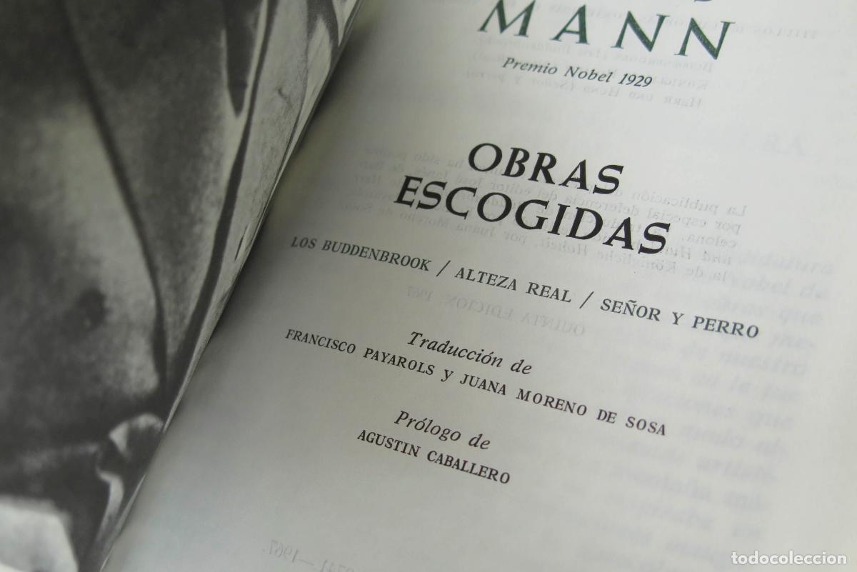 Libros de segunda mano: NOVELAS ESCOGIDAS. MANN. 1967. AGUILAR - Foto 2