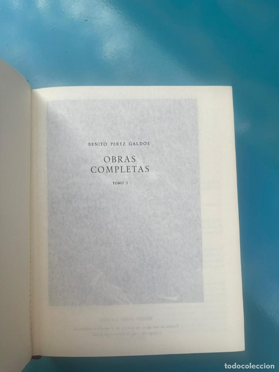 Libros de segunda mano: PEREZ GALDOS OBRAS COMPLETAS TOMO I Y II - Foto 10