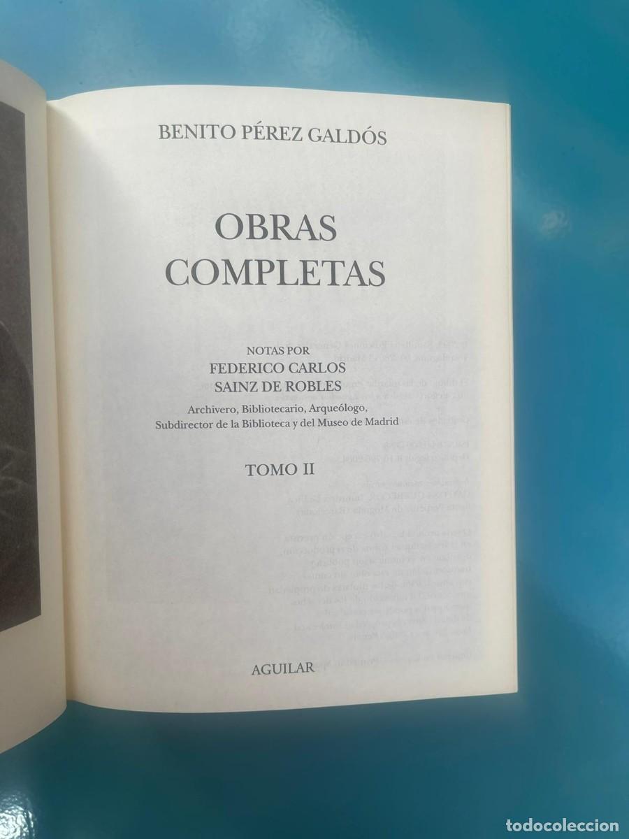 Libros de segunda mano: PEREZ GALDOS OBRAS COMPLETAS TOMO I Y II - Foto 17
