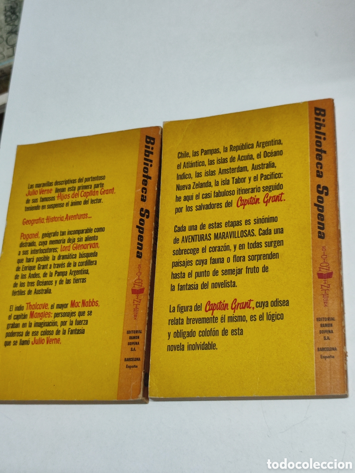 Libros de segunda mano: Los hijos del capit&aacute;n Grant Sopena 1965 2 tomos - Foto 3