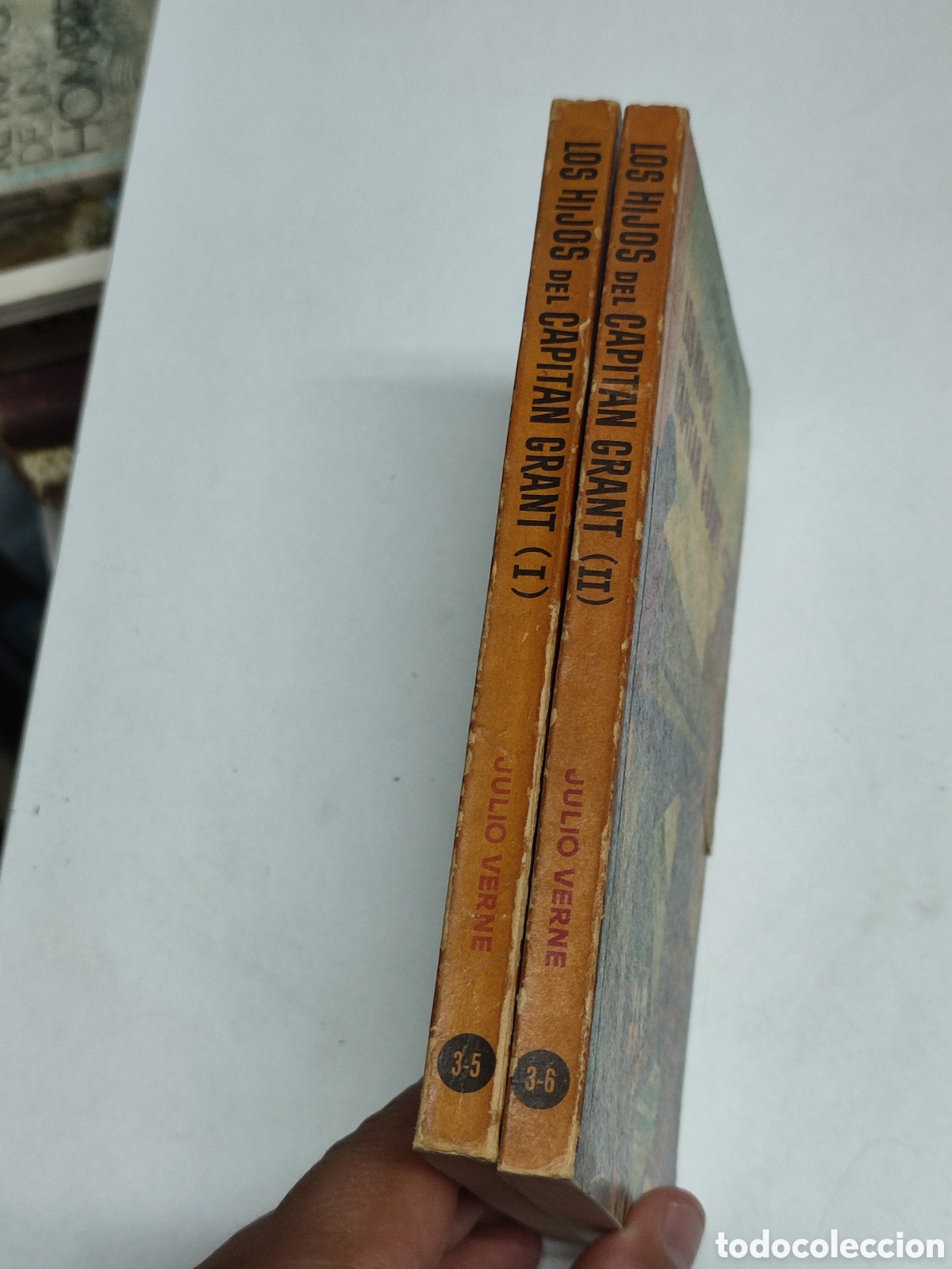 Libros de segunda mano: Los hijos del capit&aacute;n Grant Sopena 1965 2 tomos - Foto 4