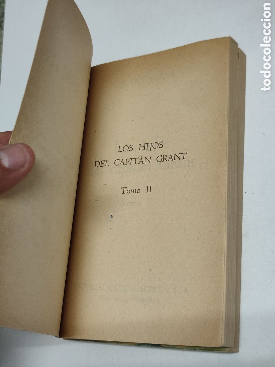 Libros de segunda mano: Los hijos del capit&aacute;n Grant Sopena 1965 2 tomos - Foto 5
