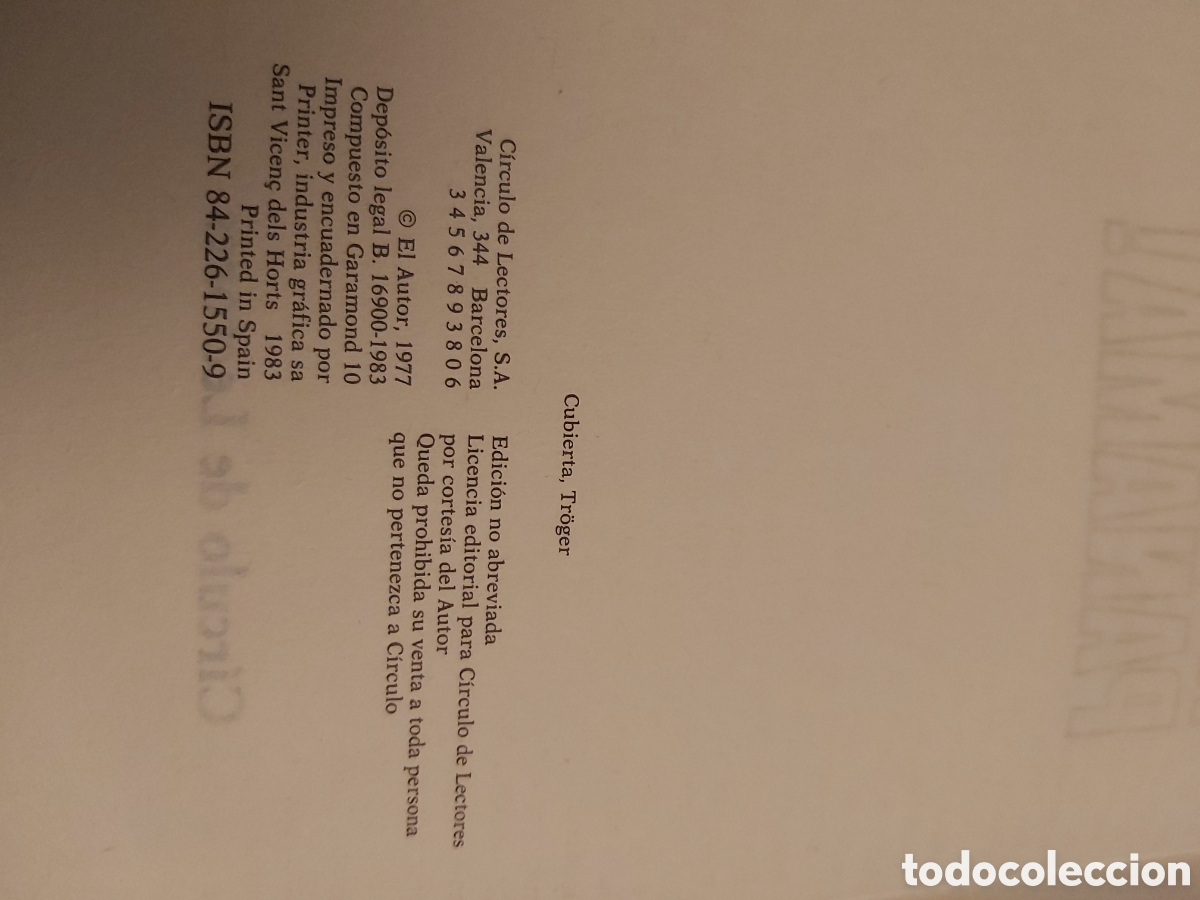 Libros de segunda mano: &iexcl;PANAMA, PANAMA! # ALBERTO V&Aacute;ZQUEZ-FIGUEROA # C&Iacute;RCULO LECTORES # 1983 - Foto 4