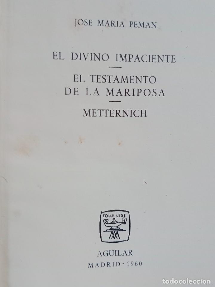 Libros de segunda mano: JOS&Eacute; MAR&Iacute;A PEM&Aacute;N. ED. AGUILAR. COL. CRISOl - Foto 2