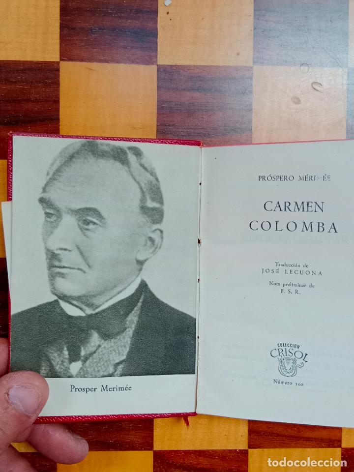 Libros de segunda mano: CARMEN COLOMBA . AGUILAR . CRISOL 100 - Foto 4