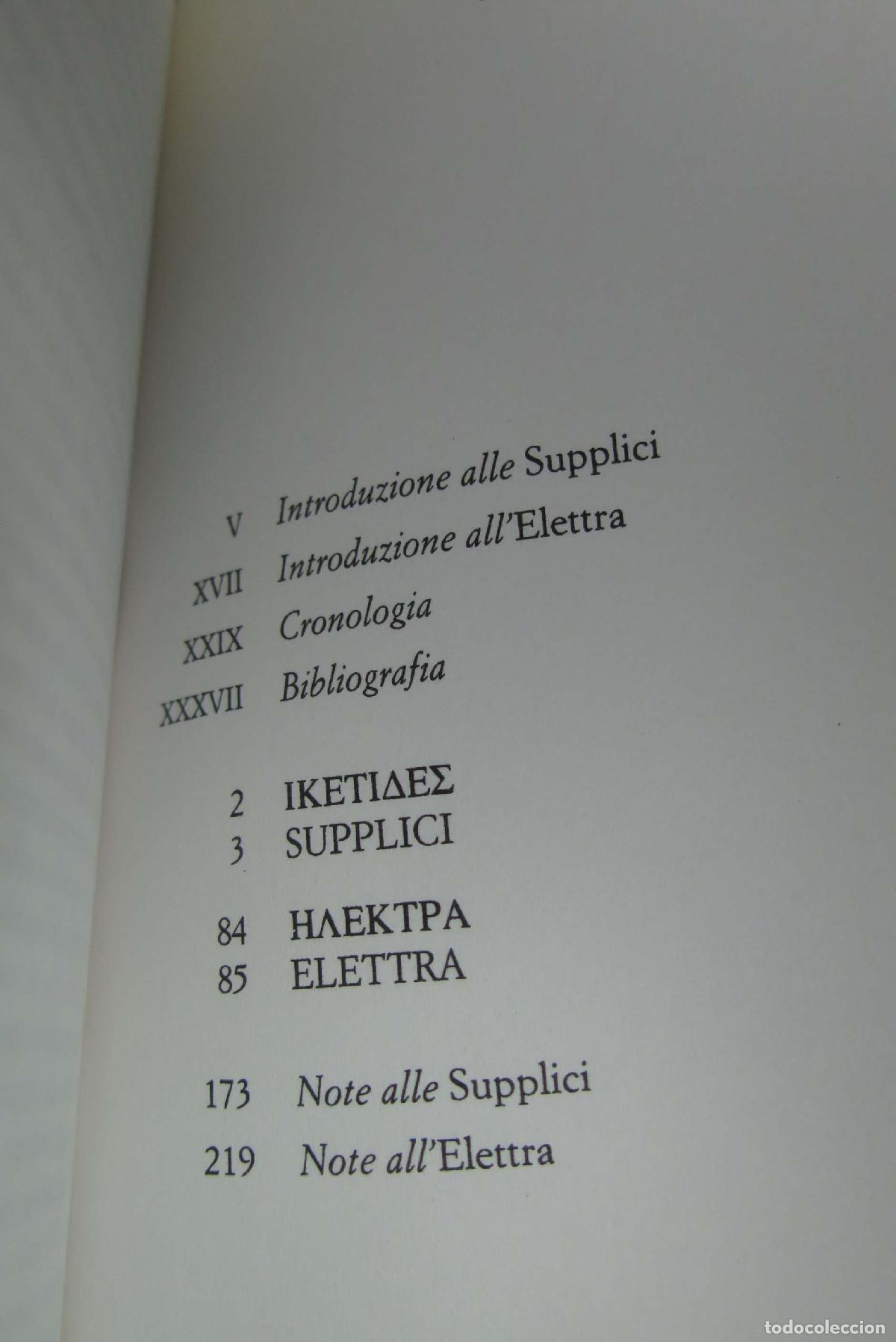 Libros de segunda mano: Le supplici-Elettra. Euripides - Foto 2