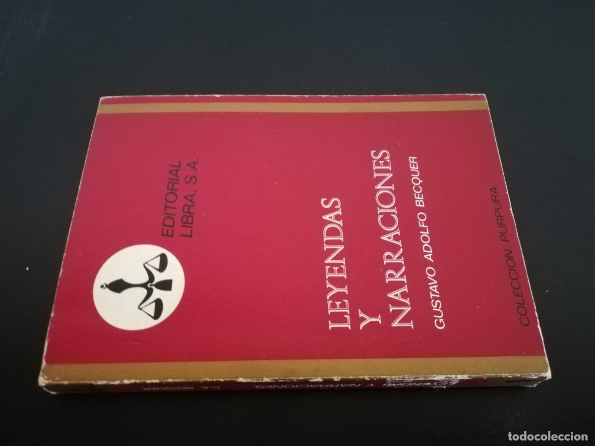 Libros de segunda mano: LEYENDAS Y NARRACIONES / GUSTAVO ADOLFO BECQUER / AR-404 / EDITORIAL LIBRA - Foto 1