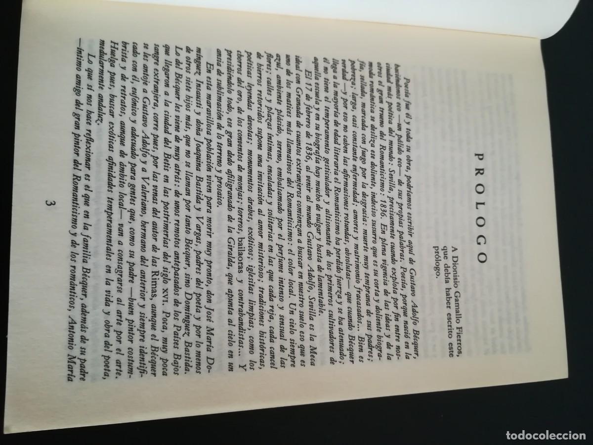 Libros de segunda mano: LEYENDAS Y NARRACIONES / GUSTAVO ADOLFO BECQUER / AR-404 / EDITORIAL LIBRA - Foto 7