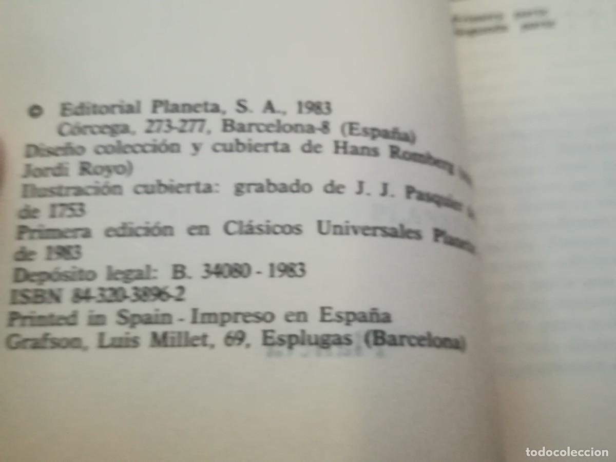 Libros de segunda mano: MANON LESCAUT / ABATE PREVOST / D 403 B / PLANETA - Foto 6