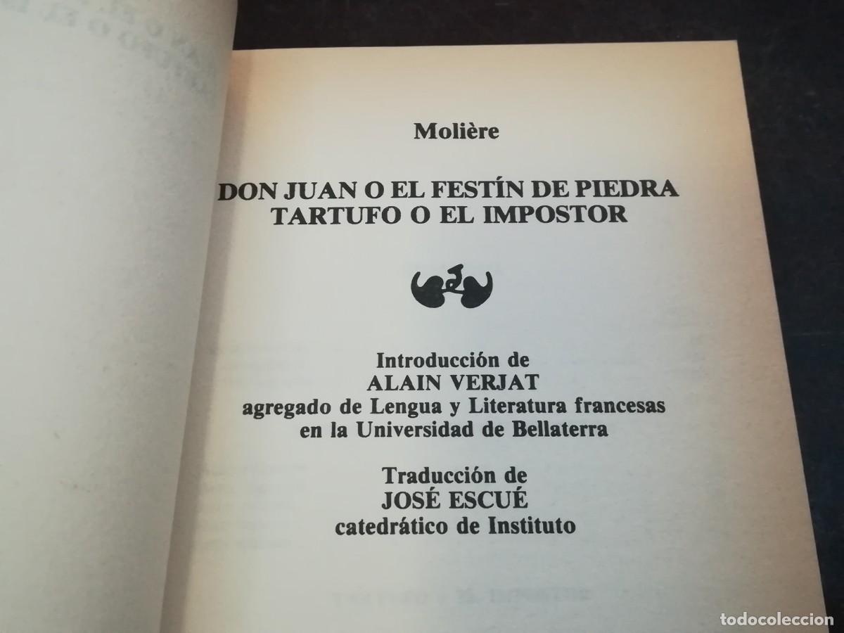 Libros de segunda mano: DON JUAN TARTUFO / MOLIERE / D 403 B / PLANETA / - Foto 4