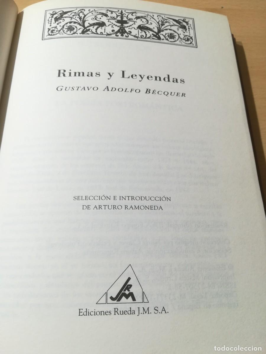 Libros de segunda mano: RIMAS Y LEYENDAS / GUSTAVO ADOLFO BECQUER / H-207 / EDICIONES RUEDA - Foto 6