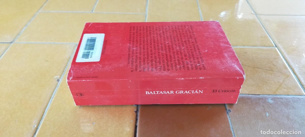 Libros de segunda mano: EL CRITICON / BALTASAR GRACIAN / &Ntilde;-106 / CIRCULO DE LECTORES - Foto 2