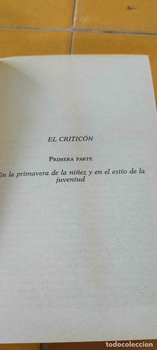 Libros de segunda mano: EL CRITICON / BALTASAR GRACIAN / &Ntilde;-106 / CIRCULO DE LECTORES - Foto 6