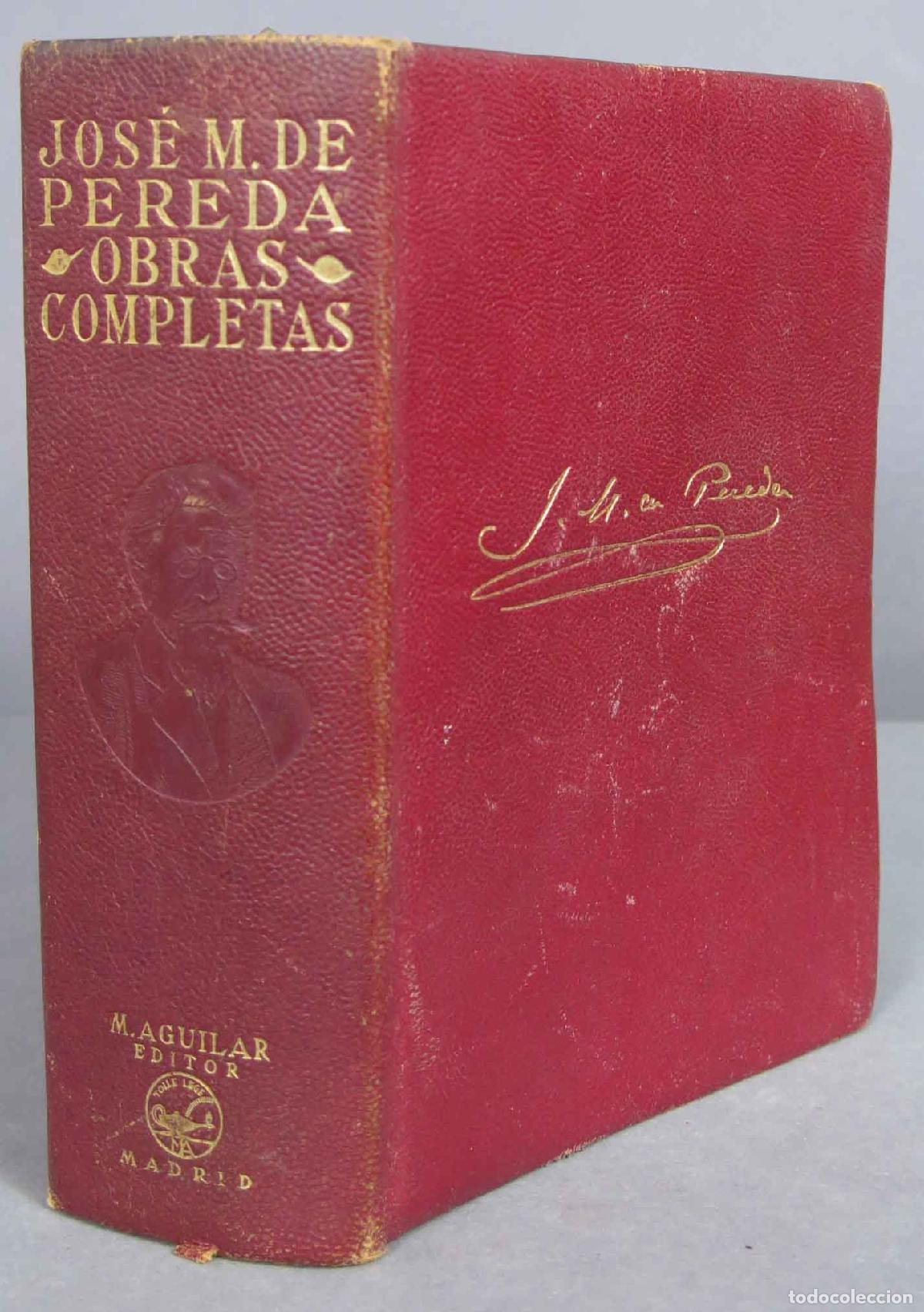 Libros de segunda mano: Obras completas. Jose M. de Pereda. 1934. AGUILAR - Foto 1