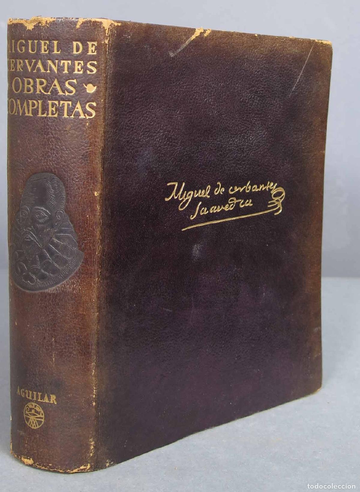 Libros de segunda mano: Obras completas. CERVANTES. 1952. AGUILAR - Foto 1