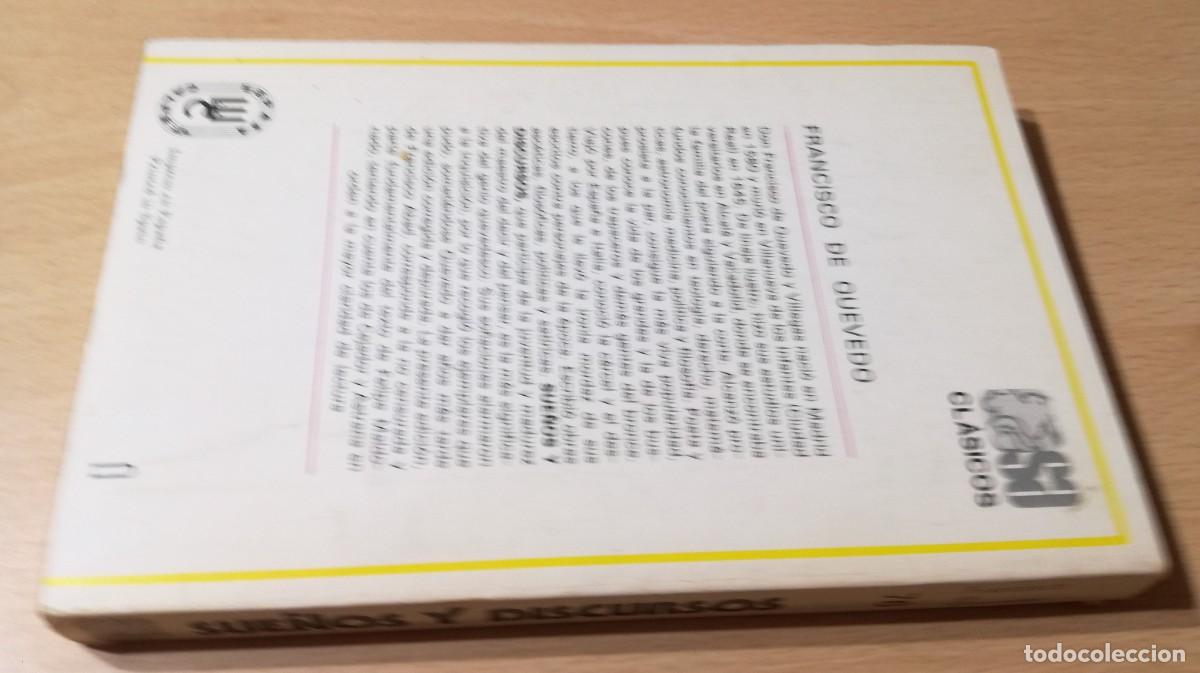Libros de segunda mano: SUE&Ntilde;OS Y DISCURSOS / FRANCISCO DE QUEVEDO / R-404 / ESPASA-CALPE - Foto 2