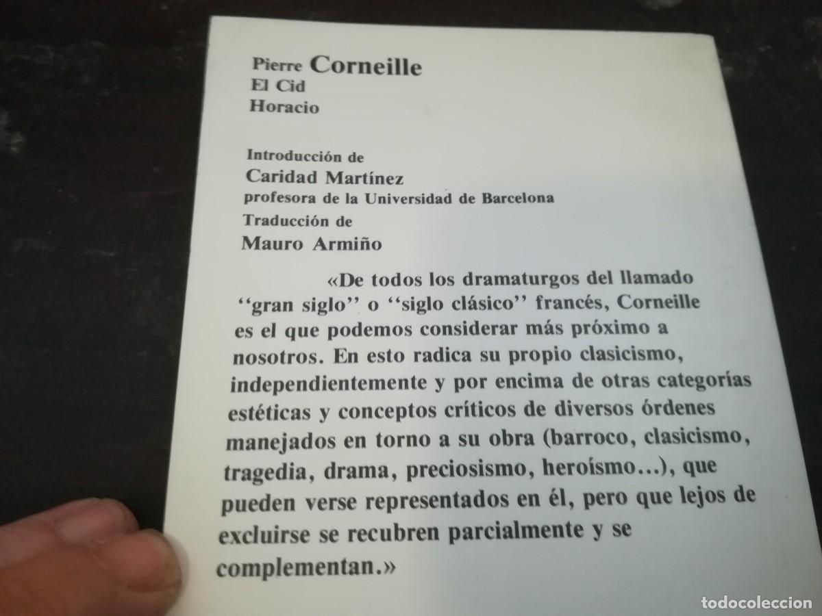 Libros de segunda mano: EL CID/HORACIO / PIERRE CORNEILLE / Y206B / PLANETA - Foto 2