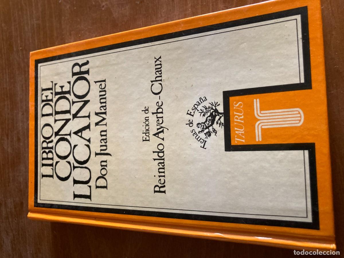 Libros de segunda mano: LIBRO DEL CONDE DE LUCANOR / REINALDO AYERBE / CONSO 283 / TAURUS - Foto 1