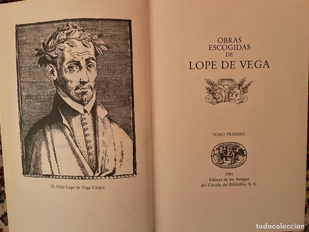 Libros de segunda mano: Obras escogidas De Lope de Vega - Foto 3